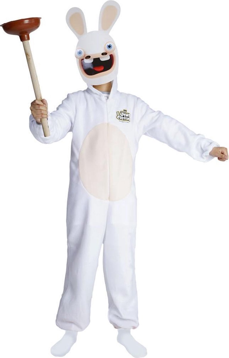 Verkleedkleding - Raving Rabbids - 10/12 jaar